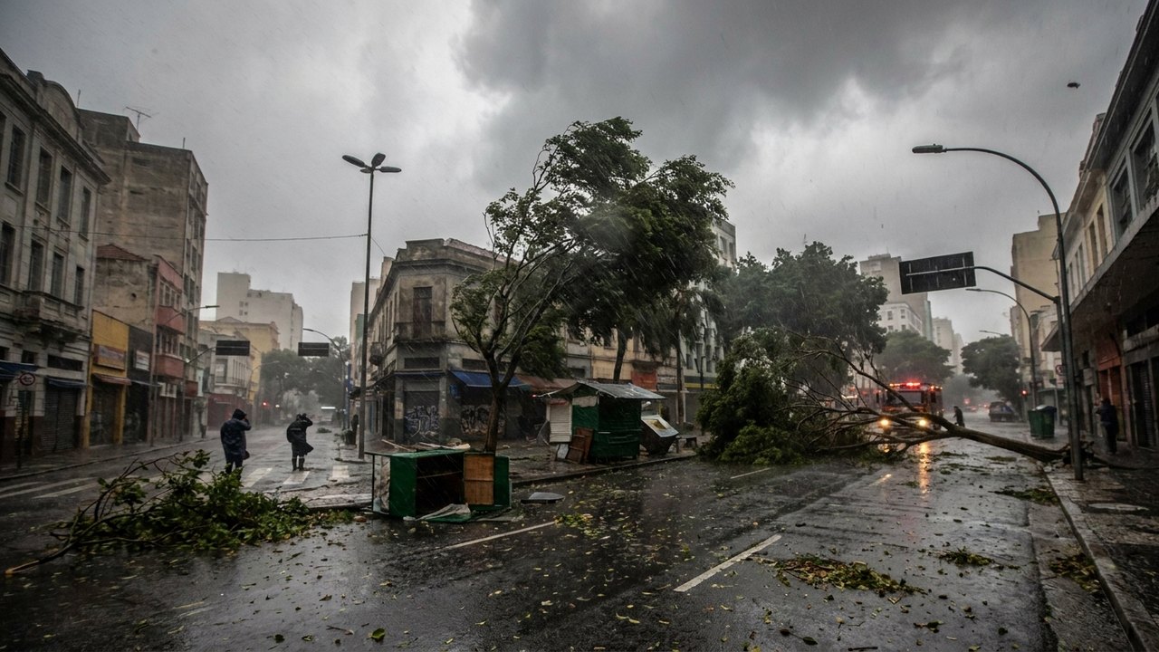 Inmet amplia avisos de vendaval e prevê rajadas de até 100 km/h em SP e RJ; veja previsão