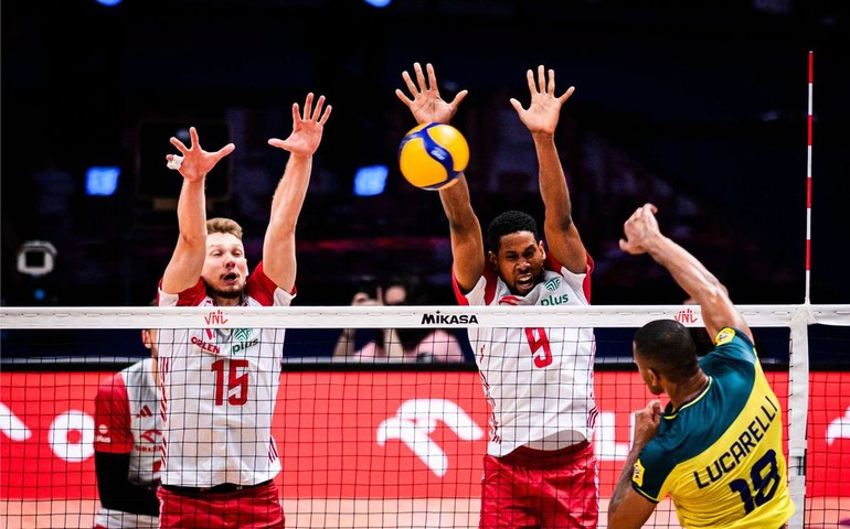 Brasil é superado pela Polônia e dá adeus à Liga das Nações masculina