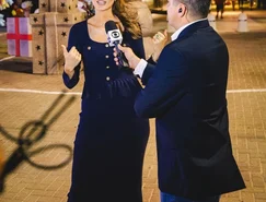 Primeira-dama realiza visita aos ambulantes durante os preparativos do Natal de Todos Nós Reprodução 