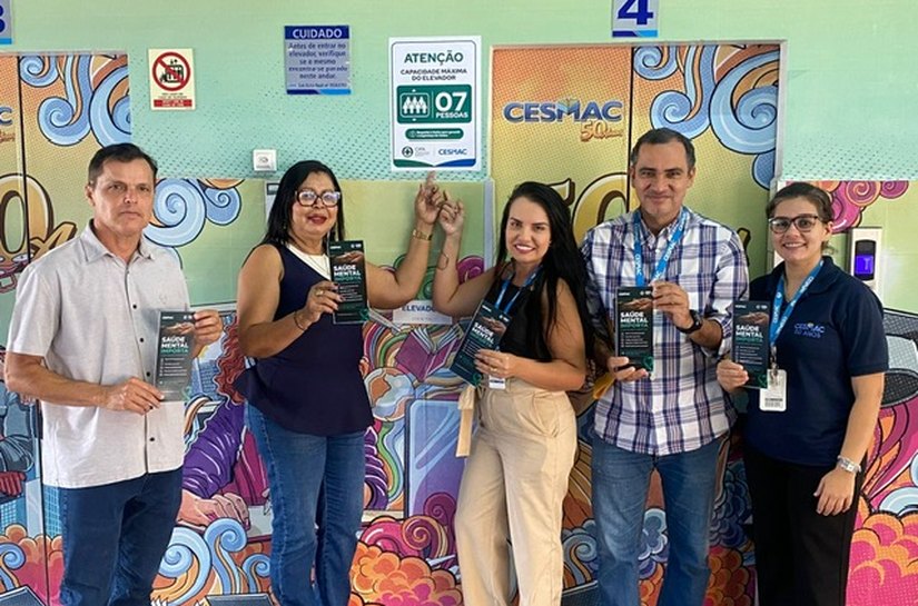 Cipa reforça cultura de prevenção com atualização de sinalização dos elevadores e ações de saúde mental no Cesmac