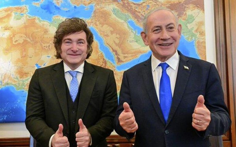 Milei visita Israel e se reúne com Netanyahu em meio a crise no Oriente Médio