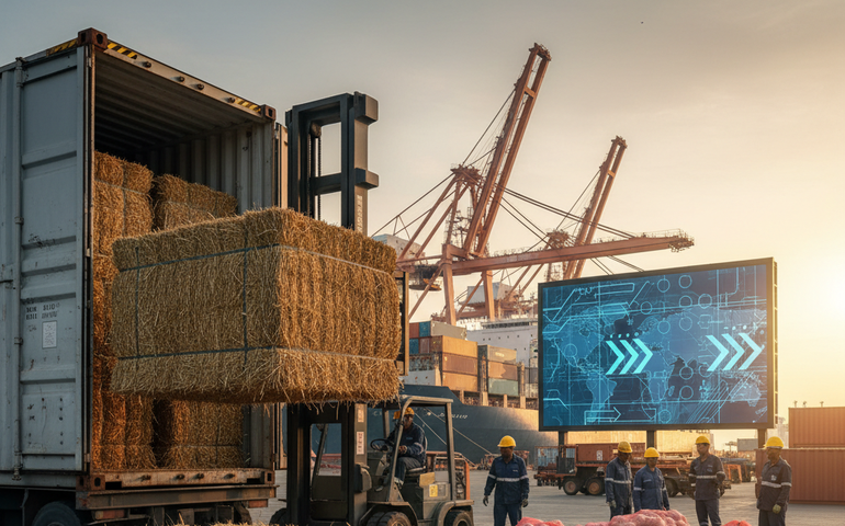 Brasil amplia exportações de feno para Marrocos, Iraque e Cingapura e de bulbos de cebola para Argentina