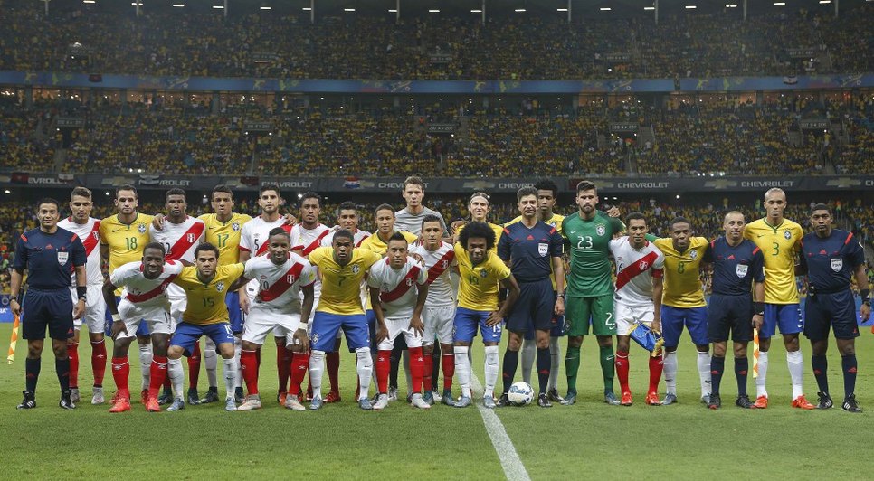 brasil e peru / Foto: rafael riberio - cbf
