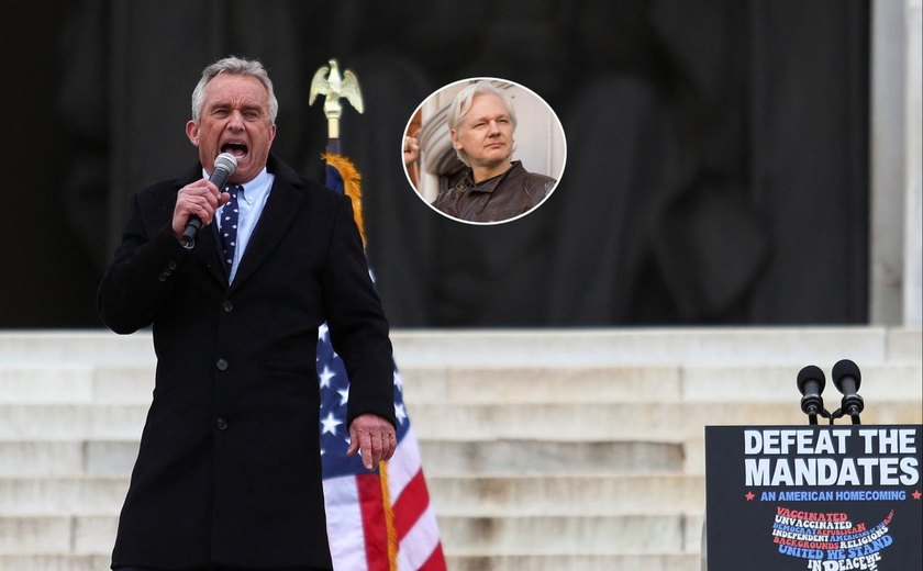 Robert Kennedy Jr prometeu perdão a Julian Assange se for eleito presidente em 2024