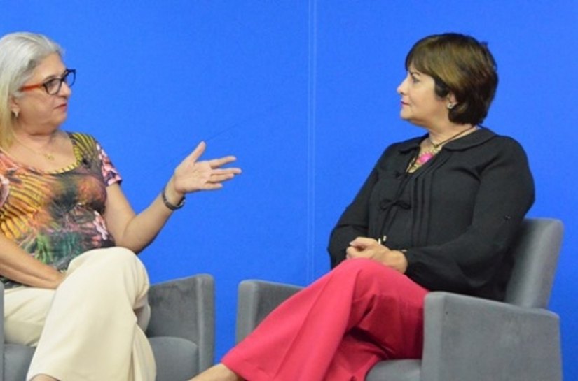 Secretária fala sobre projetos da saúde em programa na TV Mar