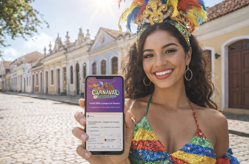 Carnaval de Penedo 2026: Prefeitura lança página exclusiva com rota digital dos blocos e programação em tempo real