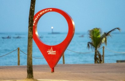 Maceió ganha cenários de Instagram com decoração especial promovida pela Prefeitura