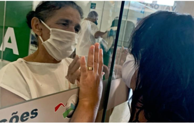 “Olhar que Salva” conforta familiares no Hospital de Campanha