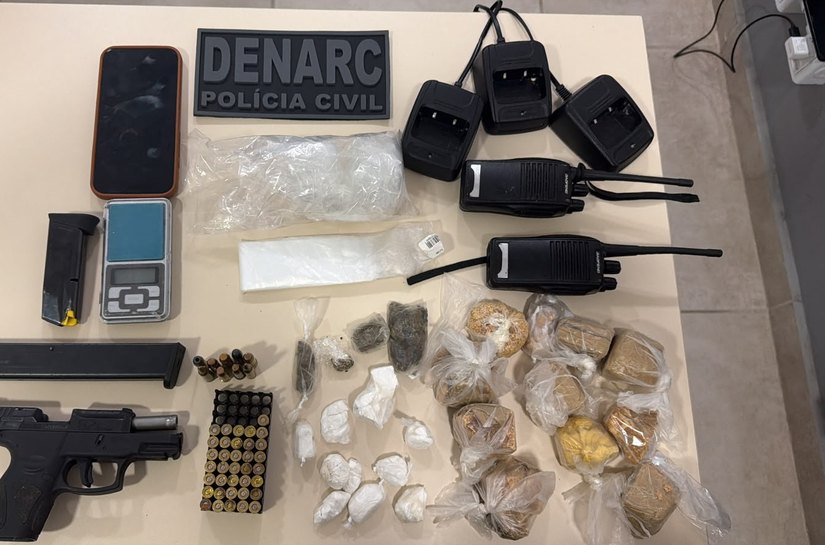 Operação prende suspeitos de tráfico, apreende drogas e armas de fogo em Alagoas