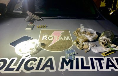 PM apreende 40 armas de fogo e quase 62Kg de drogas na última semana em Alagoas