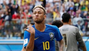 Neymar marcou o segundo gol da seleção brasileira na vitória sobre a Costa Rica Carlos Garcia Rawlins/Reuters