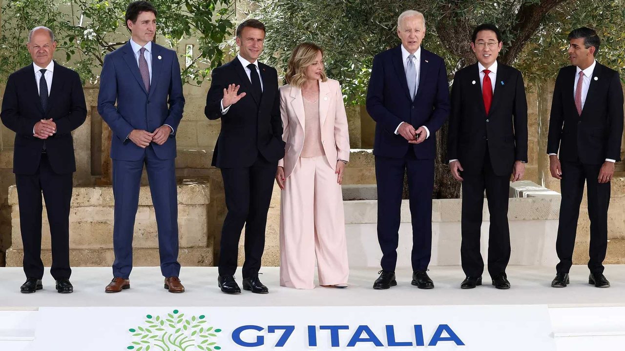 Líderes do G7 debatem combate ao tráfico e imigração em segundo dia de Cúpula na Itália