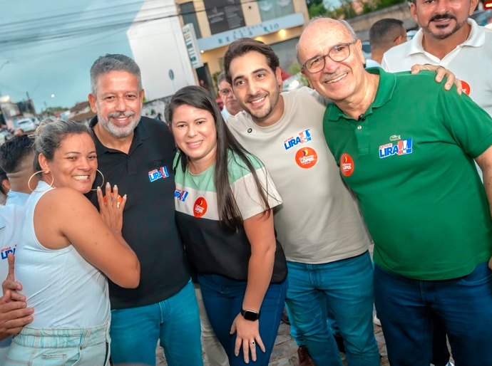 Arthur Lira fortalece caminhada ao Senado com apoio de Ronaldo Lopes, Guilherme, lideranças e população de Penedo