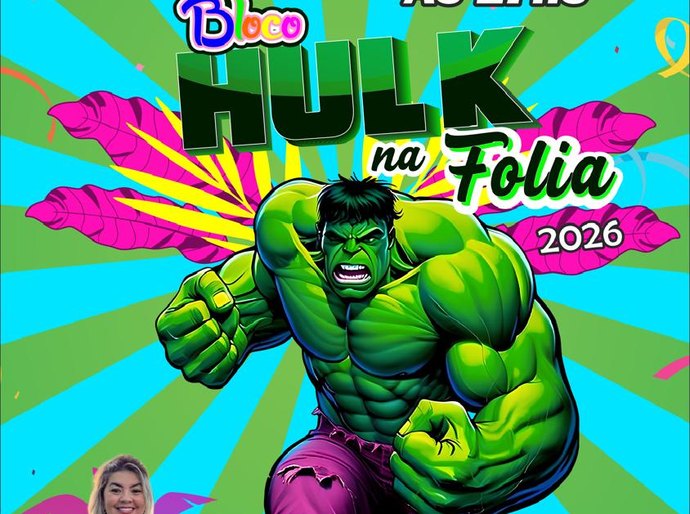 Paripueira recebe o bloco Hulk na Folia no sábado, 14