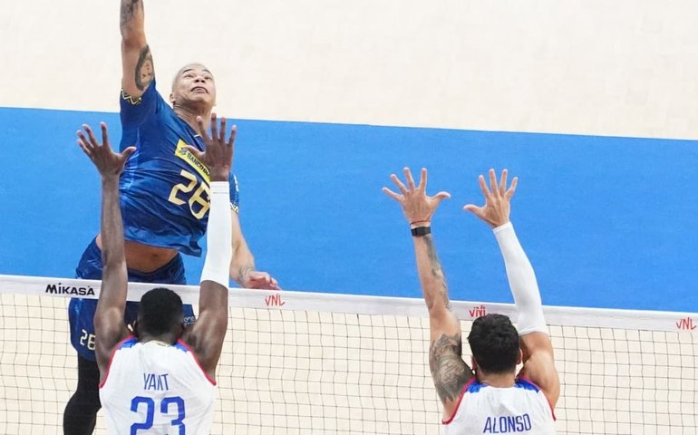 Brasil luta muito, mas é derrotado por Cuba na Liga das Nações