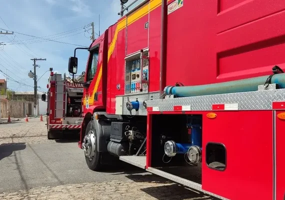 Incêndio de grandes proporções atinge caminhão na BR-316 em Rio Largo