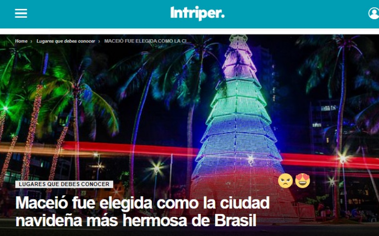 Natal de Maceió é destaque em portal de turismo da Argentina