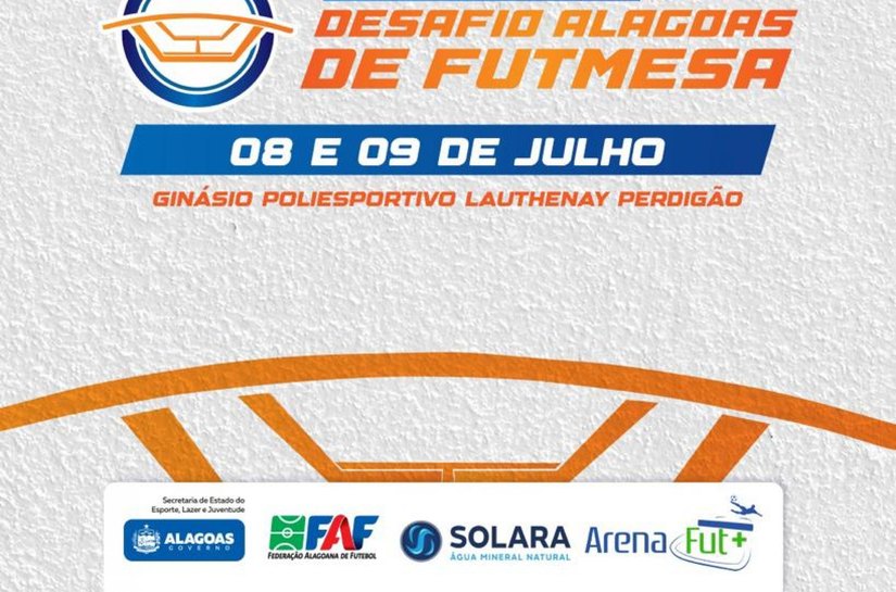 Primeiro Desafio Alagoas de Futmesa movimenta centenas de participantes em Maceió