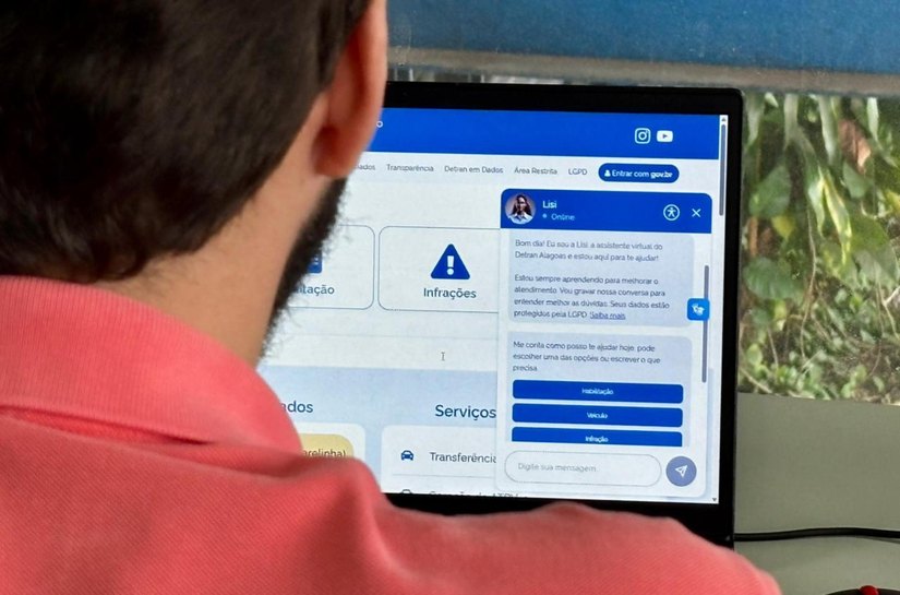 Com assistente virtual, Detran Alagoas inova e se aproxima do cidadão com atendimento on-line
