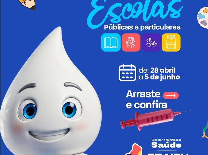 Prefeitura de Traipu inicia vacinação de crianças e adolescentes