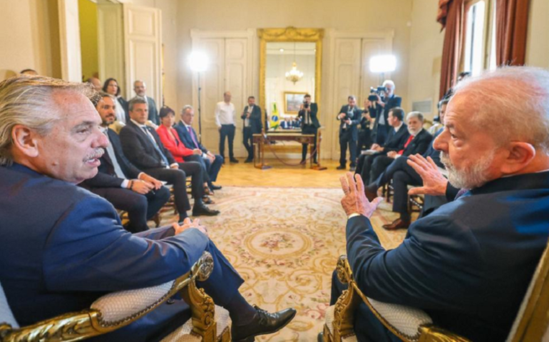 “Estou de volta para fazer bons acordos com a Argentina”, diz Lula em reunião com Alberto Fernández