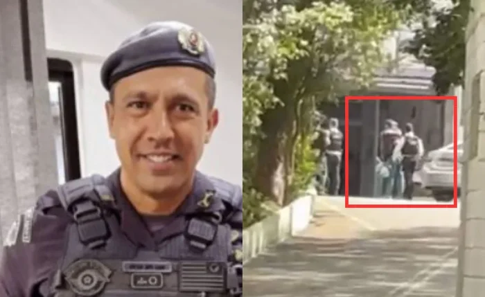 Coronel preso por feminicídio é recebido com abraços em presídio da PM