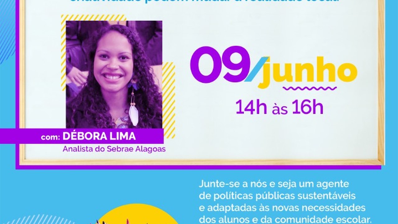 Sebrae e Secretaria de Educação do Estado promovem webinar sobre economia criativa para educadores
