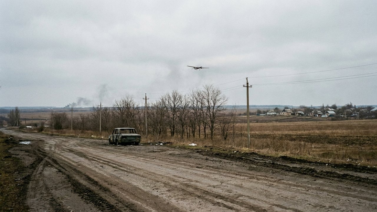 Drones russos miram alvos ucranianos na região de Kramatorsk
