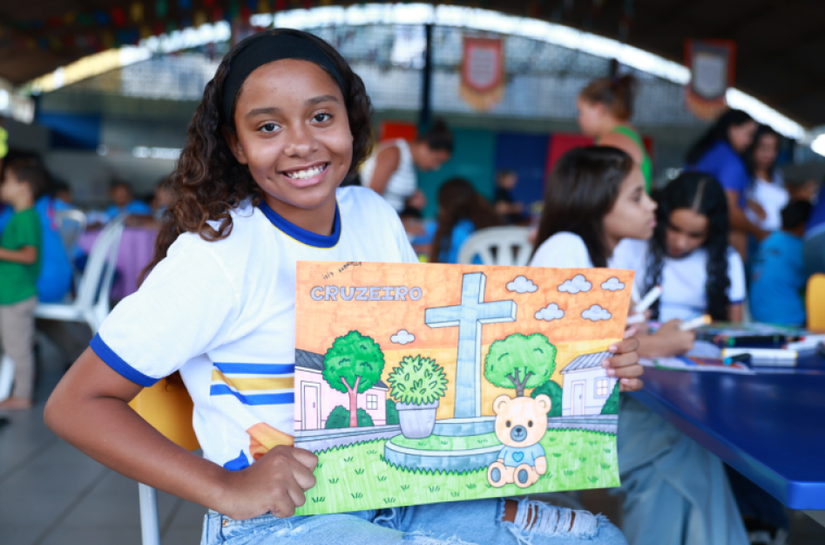 Estudantes de Campo Alegre participam do segundo dia das oficinas de Bobbie Goods