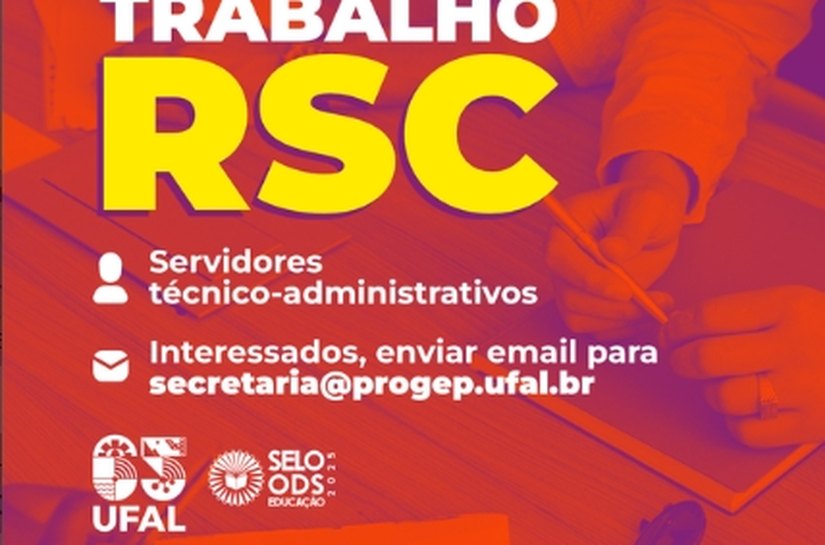 Ufal institui Grupo de Trabalho para assessorar implementação do RSC
