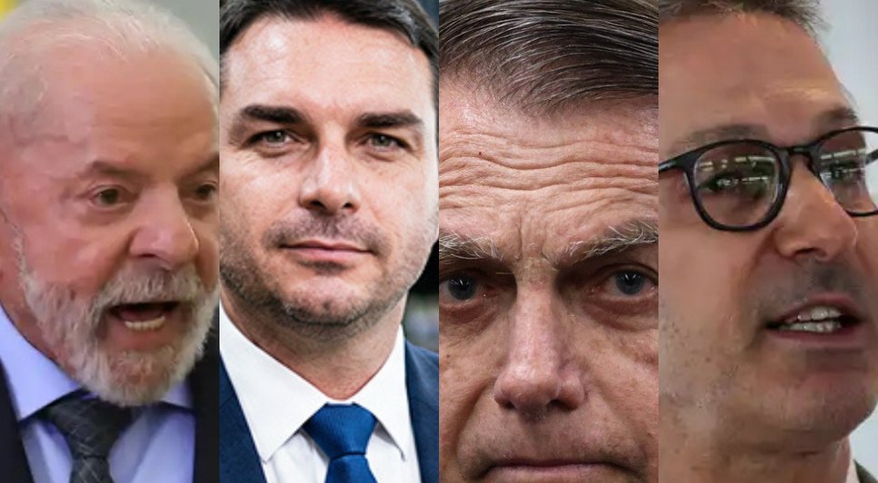 Lula, Fávio, Jair e Zema. Fonte: Internet