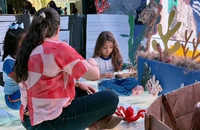 Semed leva alunos da educação infantil ao primeiro dia da 4ª Semana de Pesquisa da Ufal