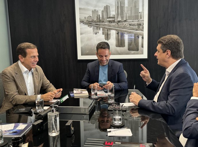 Paulo Dantas se reúne com João Dória em São Paulo