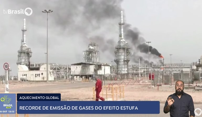 Emissão de gases do efeito estufa bate recorde