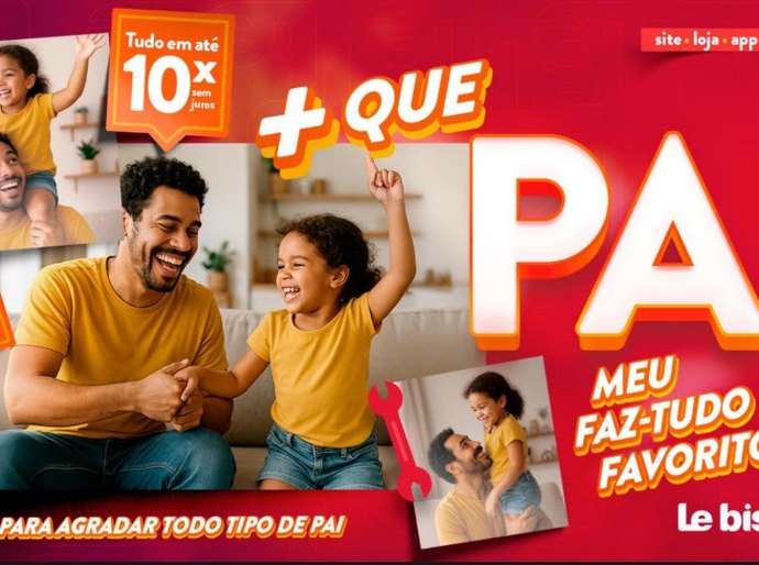 Dia dos Pais movimenta o varejo: Le biscuit projeta crescimento de dois dígitos com campanha focada em conexão familiar