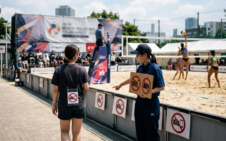Japão proíbe fotos e vídeos em torneio de vôlei de praia após denúncias de imagens impróprias