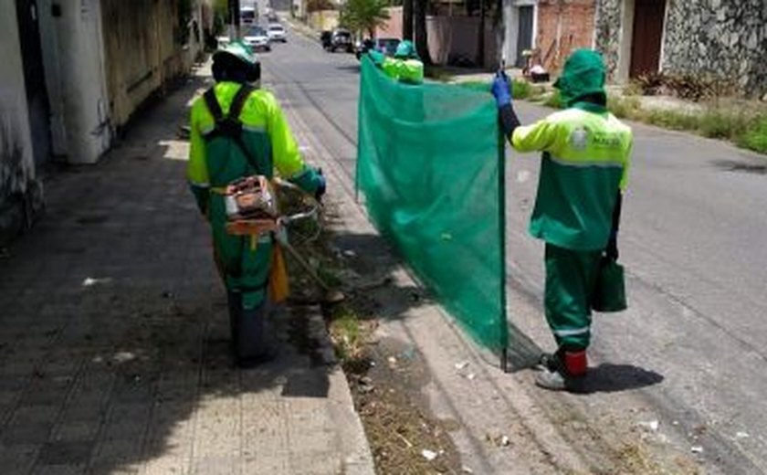 Prefeitura realiza mutirão de limpeza nas ruas do Pinheiro