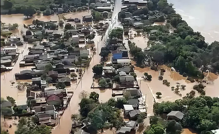 Rio Grande do Sul está sendo assolado por fortes chuvas desde segunda-feira