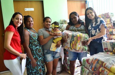 Secretaria de Assistência Social realiza mais uma entrega de cestas nutricionais, em União dos Palmares