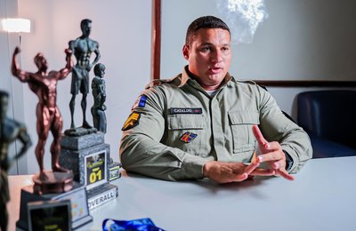 A epopeia do sargento alagoano que une a farda e o fisiculturismo por meio da disciplina