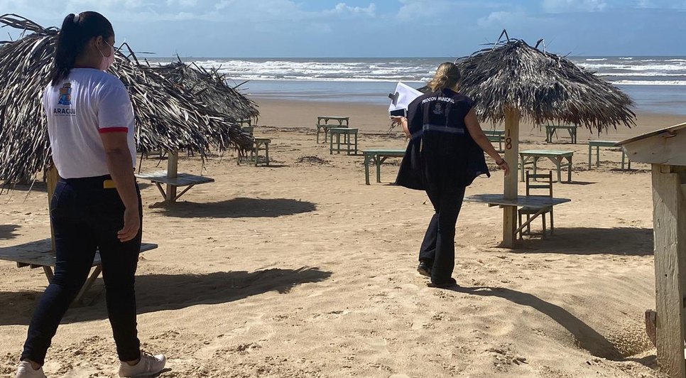 FISCALIZAÇÃO PRAIA / Foto: ASCOM/SEMDEC