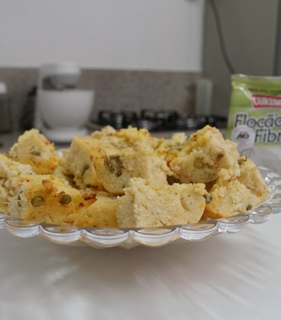 Torta Salgada de Legumes Flocão Fibras de Arroz Coringa