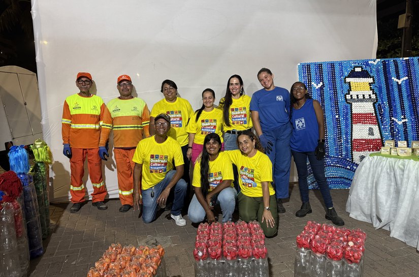 Alurb coleta 280 quilos de recicláveis durante festival gastronômico