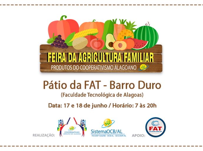 Feira da Agricultura Familiar acontece sexta e sábado no Barro Duro
