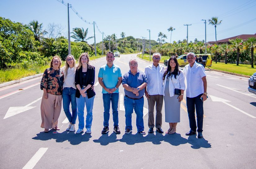 Cibele Moura participa, com Paulo Dantas, prefeitos e vereadores, de entrega de rodovia e ruas pavimentadas na Barra de Santo Antônio