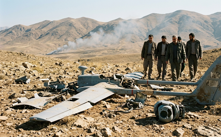 Corpo de Guardiões da Revolução Islâmica abate drone israelense no oeste do Irã