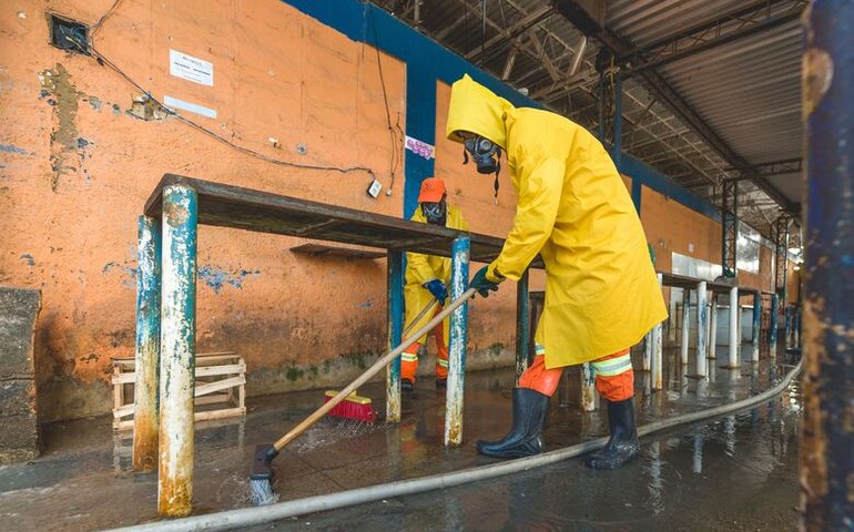 Mercado da Produção fecha para serviço de desinfecção e limpeza nesta segunda (22)