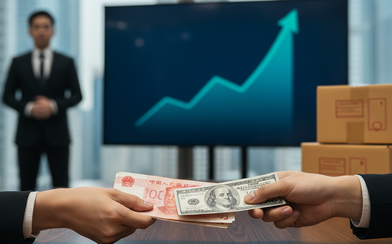 Yuan atinge maior valor em 31 meses frente ao dólar