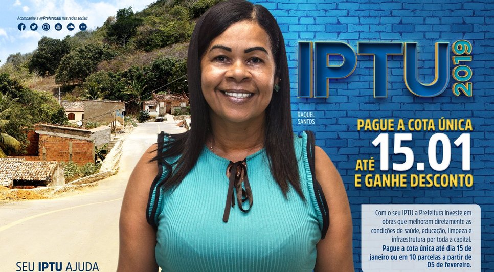 Prazo para pagamento em cota única do IPTU termina hoje, 15