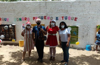 Educação leva música para escolas e creches no fim de ano